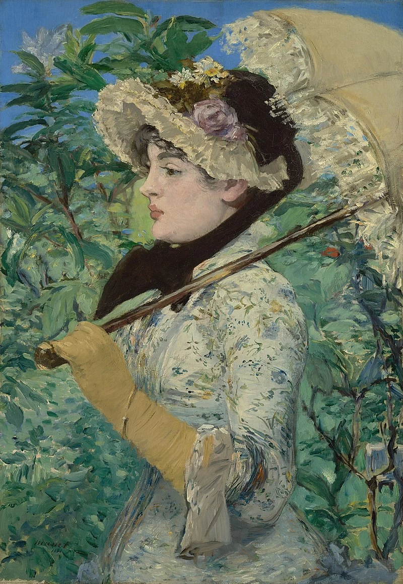 207-Édouard Manet, Le Printemps (Jeanne Demarsy), 1881-Getty's Center, Los Angeles  